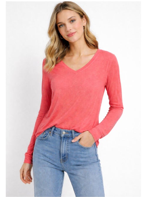 Jersey con cuello de pico Kebello - Kiabi