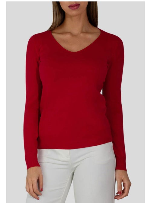 Jersey con cuello de pico Kebello - Kiabi