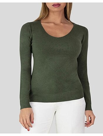 Jersey con cuello de pico Kebello