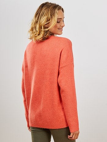 Jersey con cuello de pico - Kiabi