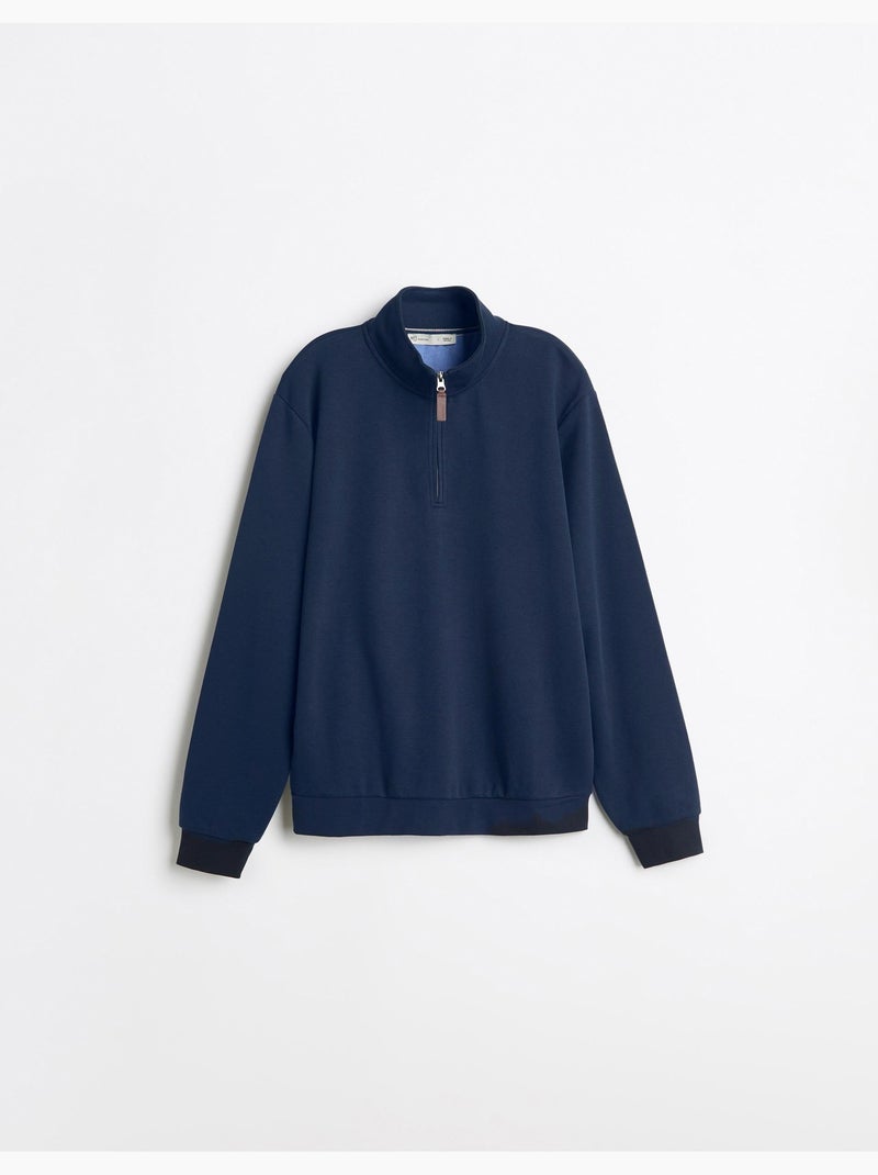 Jersey con cuello, mo fashion Azul - Kiabi