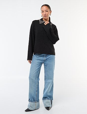 Jersey con cuello perlado 'JDY'