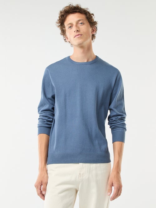 Jersey con cuello redondo - Kiabi