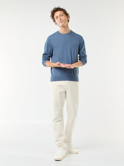 Jersey con cuello redondo - Kiabi