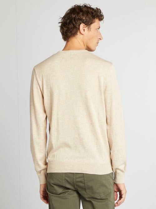 Jersey con cuello redondo - Kiabi