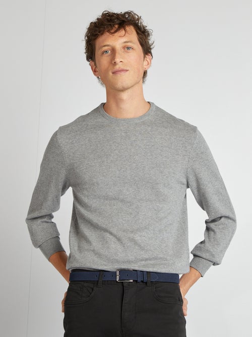 Jersey con cuello redondo - Kiabi