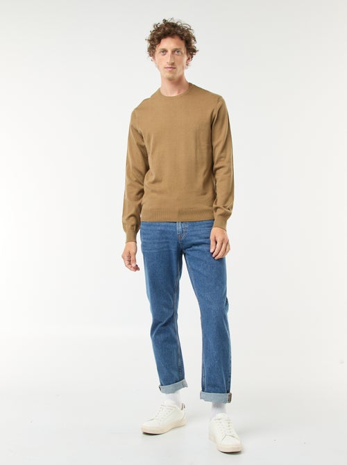 Jersey con cuello redondo - Kiabi