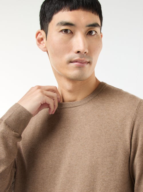 Jersey con cuello redondo - Kiabi