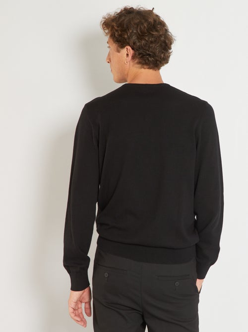 Jersey con cuello redondo - Kiabi Jersey con cuello redondo - Kiabi