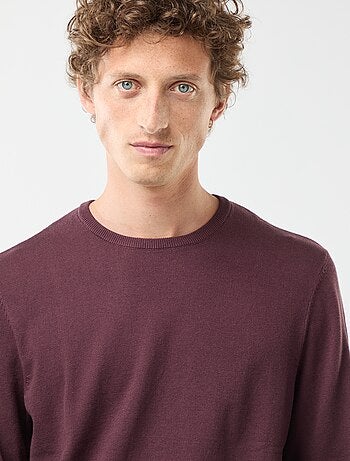 Jersey con cuello redondo