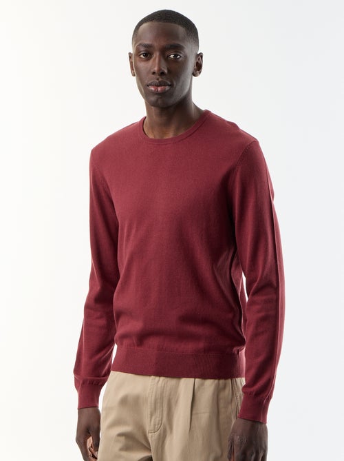 Jersey con cuello redondo - Kiabi