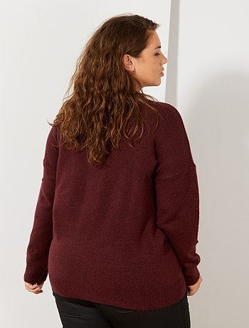 Jersey con cuello victoriano efecto 'bolas' - Kiabi