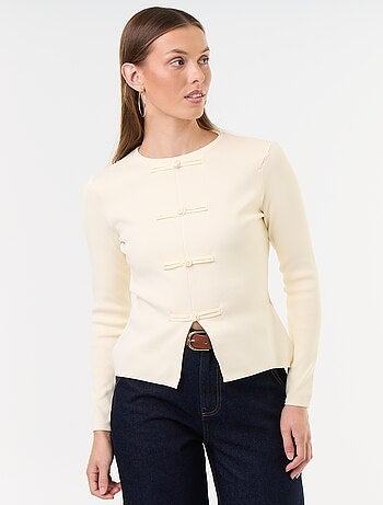 Jersey con detalles mandarines
