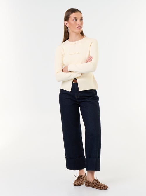 Jersey con detalles mandarines - Kiabi