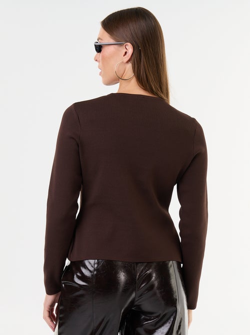 Jersey con detalles mandarines - Kiabi