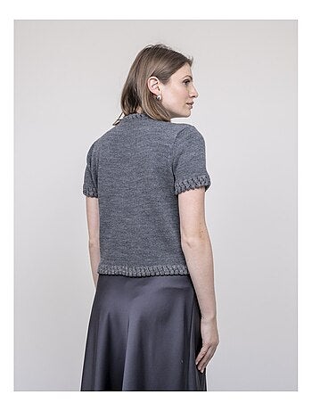 Jersey con detalles trenzados KERMELA