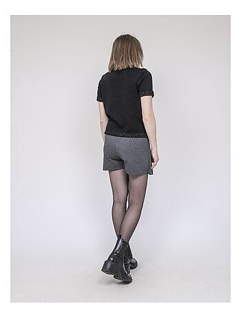 Jersey con detalles trenzados KERMELA