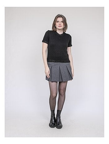Jersey con detalles trenzados KERMELA