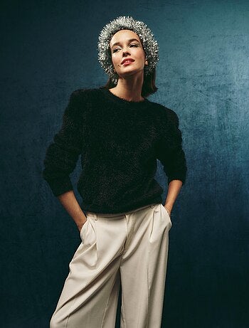 Jersey con efecto de pelo, MO Fashion