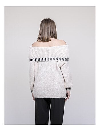Jersey con escote bardot KERVELLA