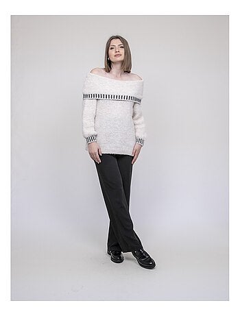 Jersey con escote bardot KERVELLA