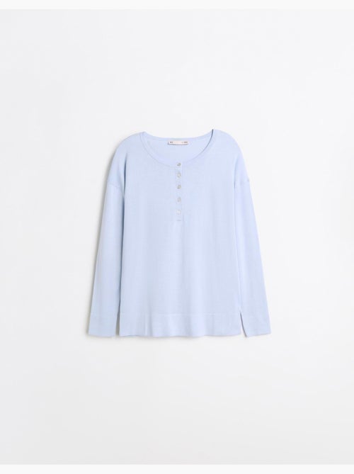 Jersey con escote henley, mo fashion - Kiabi