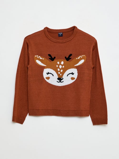 Jersey con estampado 'Ciervo' - Kiabi