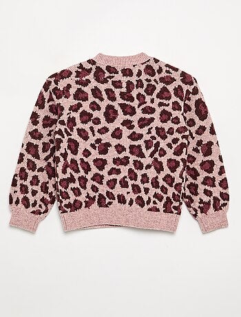 Jersey con estampado de leopardo