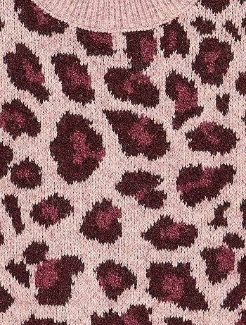 Jersey con estampado de leopardo