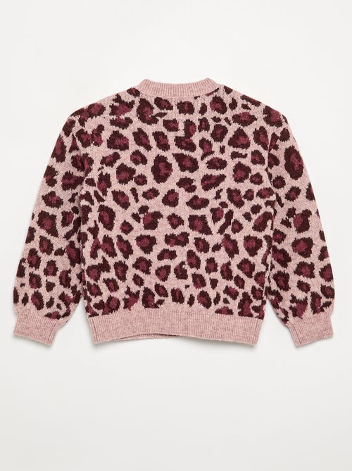 Jersey con estampado de leopardo - Kiabi