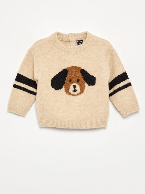 Jersey con estampado de perro - Kiabi
