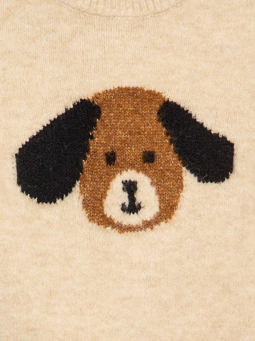 Jersey con estampado de perro - Kiabi