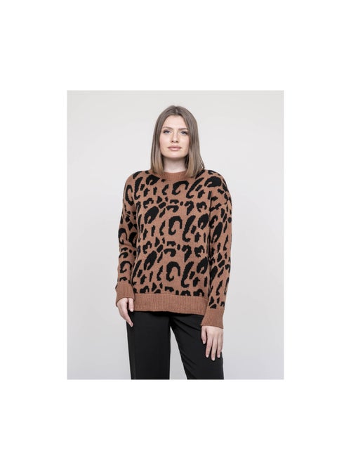 Jersey con estampado leopardo KOSTELIA - Kiabi