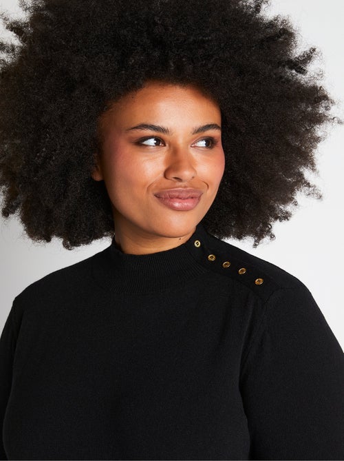 Jersey con fibras recicladas, lana y cashmere. - Afibel - Kiabi