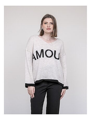Jersey con inscripción amour KLAOFINA