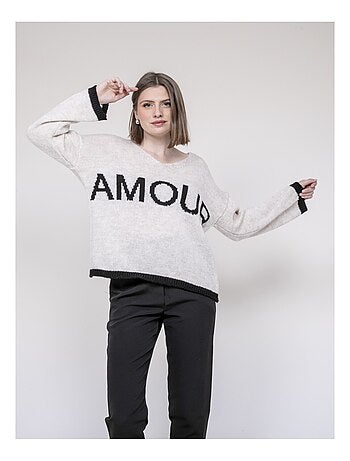 Jersey con inscripción amour KLAOFINA