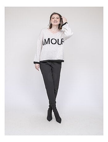 Jersey con inscripción amour KLAOFINA