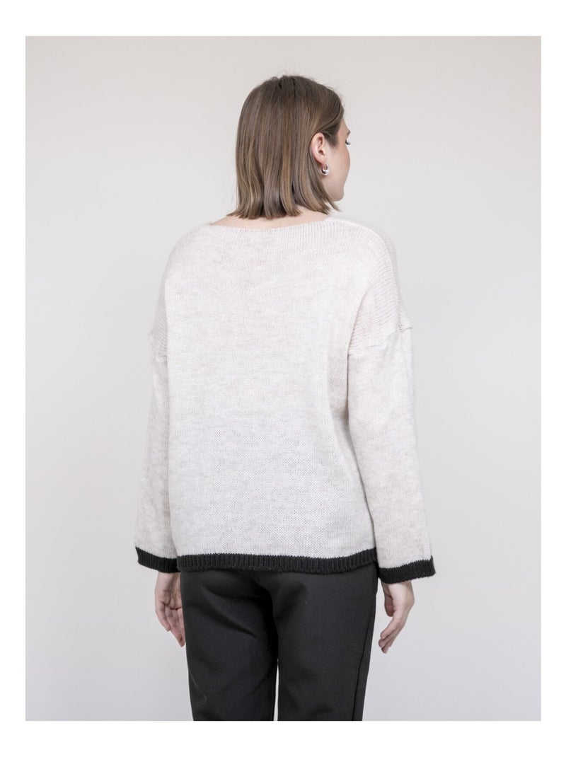 Jersey con inscripción amour KLAOFINA Crudo - Kiabi