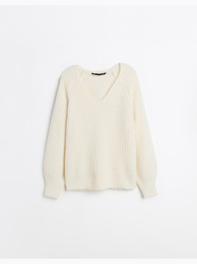 Jersey con lana, MO Fashion Crudo - Kiabi
