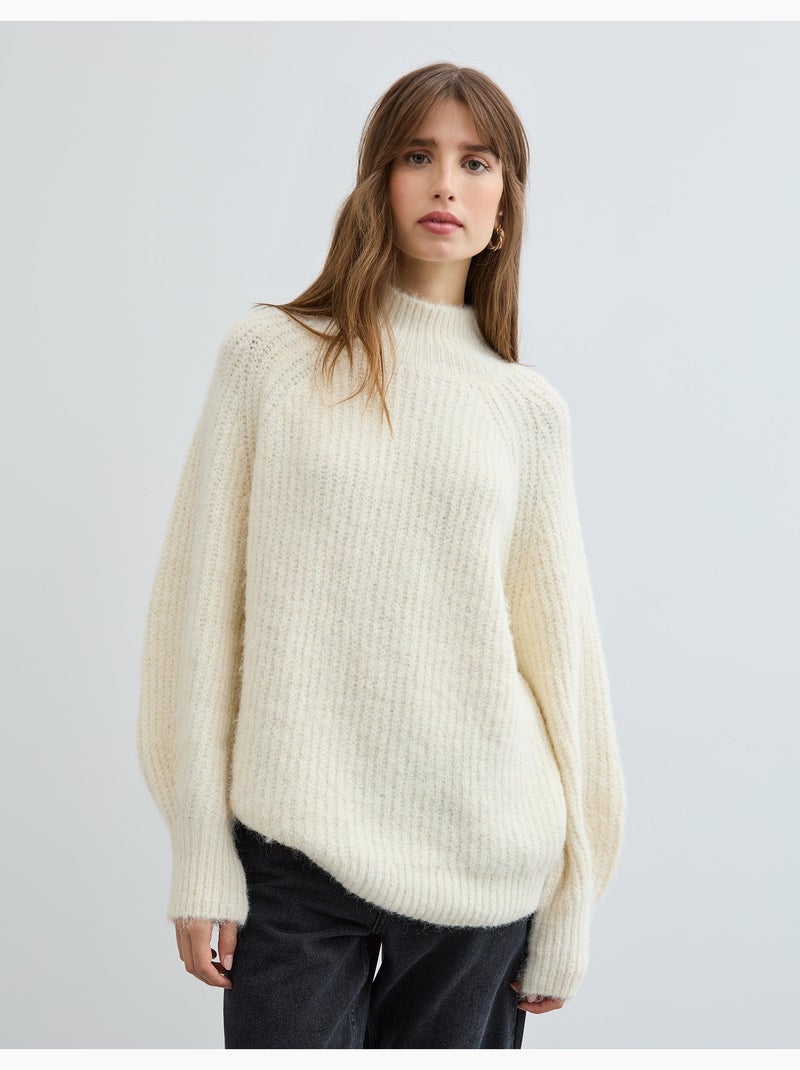 Jersey con lana, MO Fashion Crudo - Kiabi