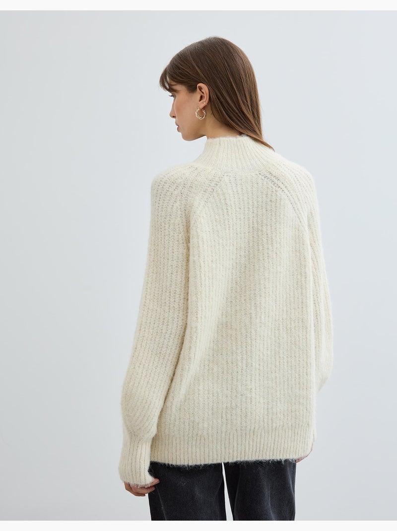 Jersey con lana, MO Fashion Crudo - Kiabi