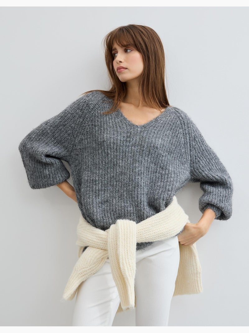 Jersey con lana, MO Fashion Gris - Kiabi