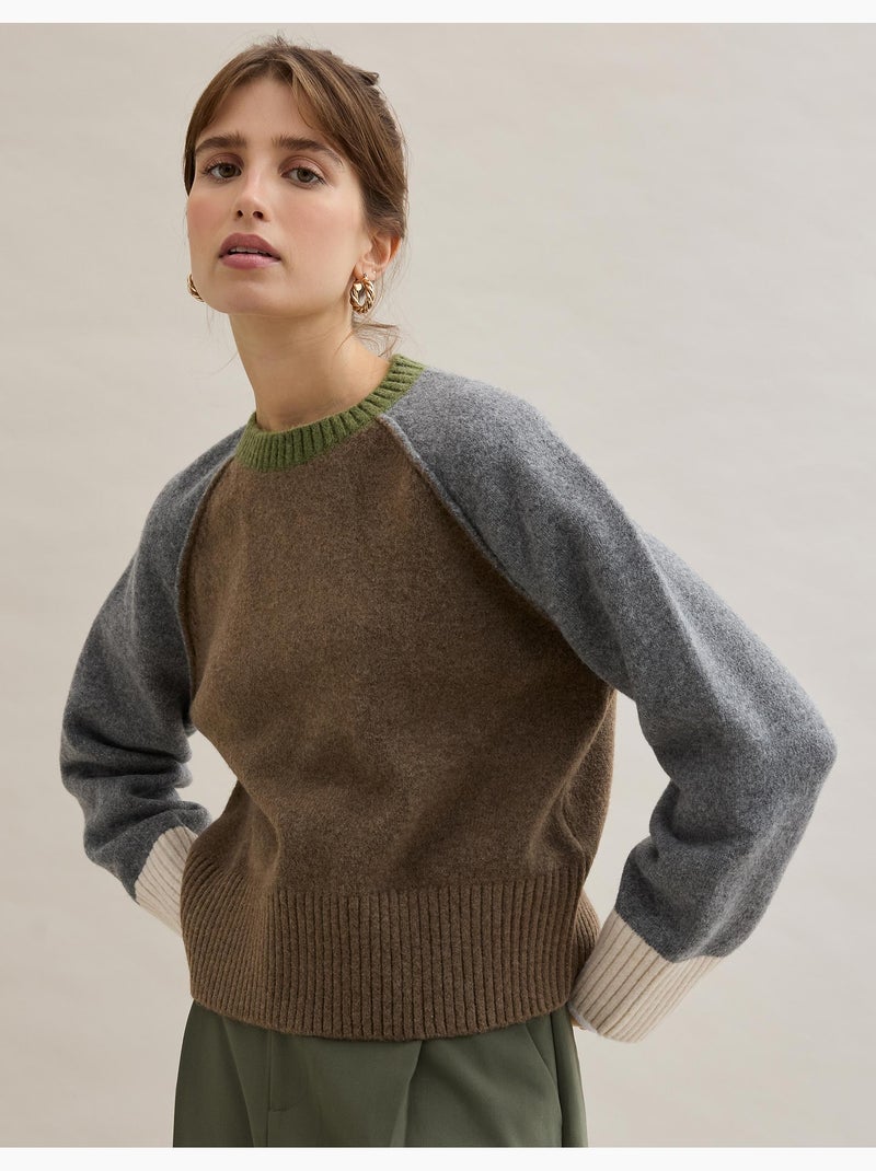 Jersey con lana, MO Fashion Marrón - Kiabi