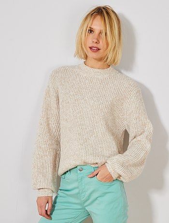 Jersey con manga tipo globo - Kiabi