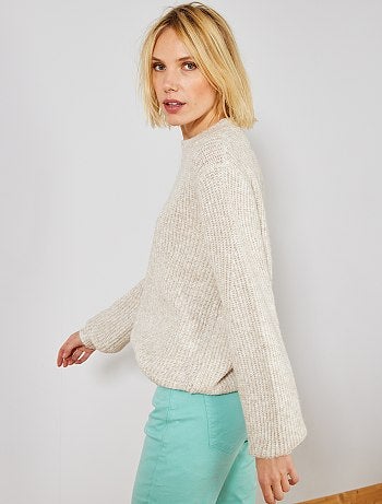 Jersey con manga tipo globo - Kiabi