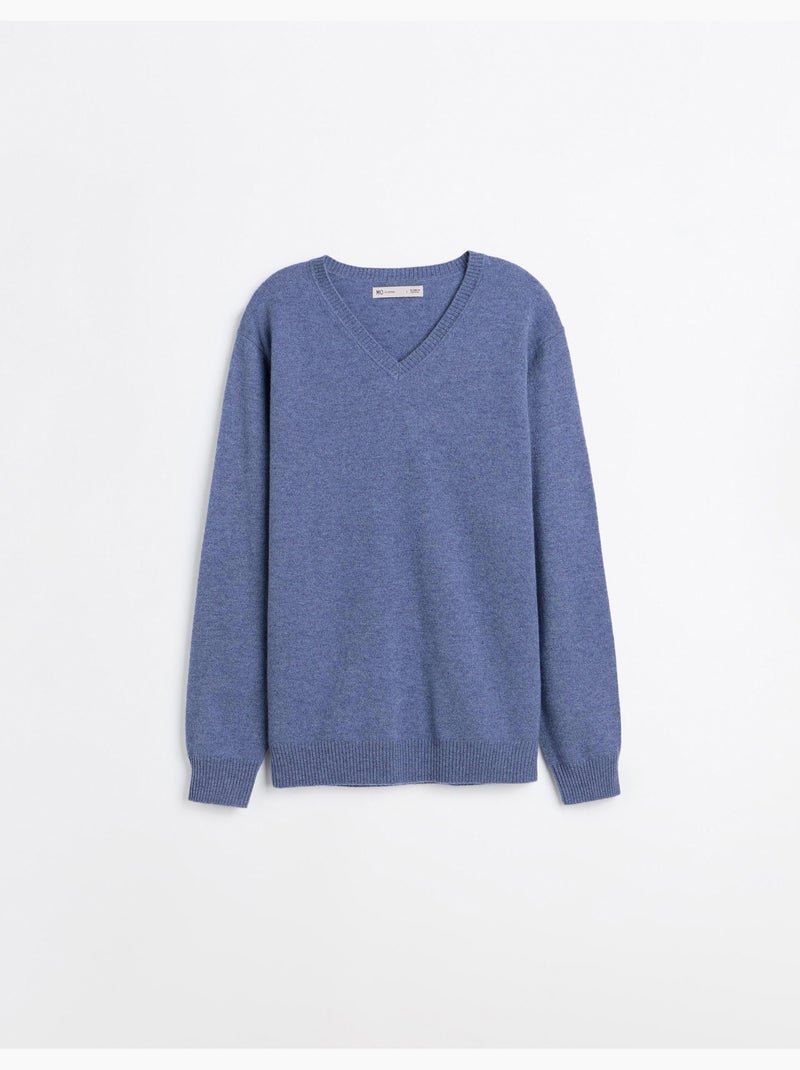 Jersey con mezcla de lana, mo fashion Azul - Kiabi