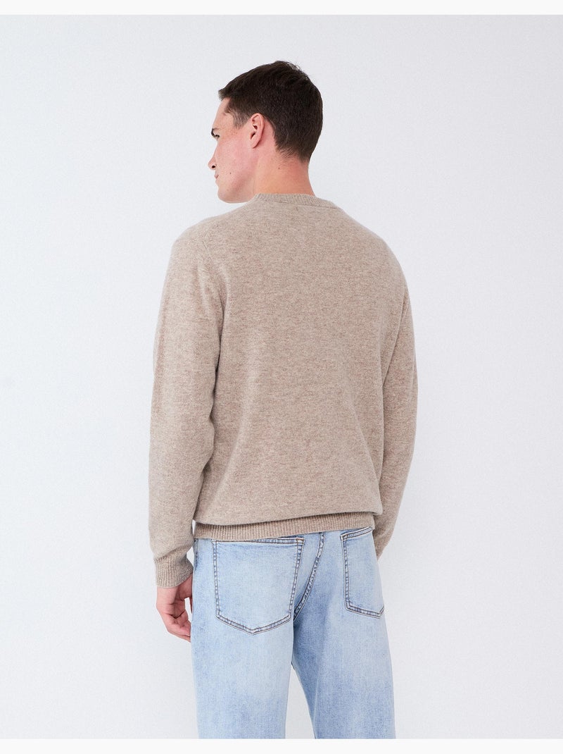 Jersey con mezcla de lana, mo fashion Beige - Kiabi
