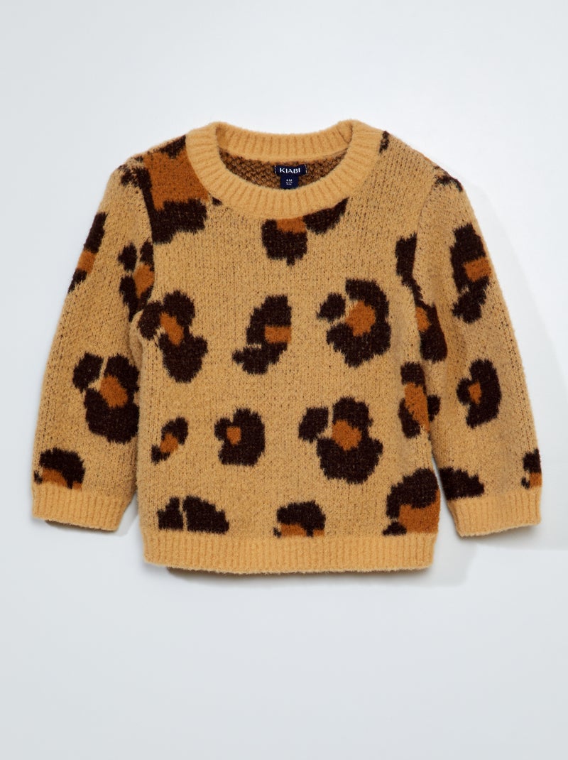 Jersey con motivo de leopardo leopardo - Kiabi