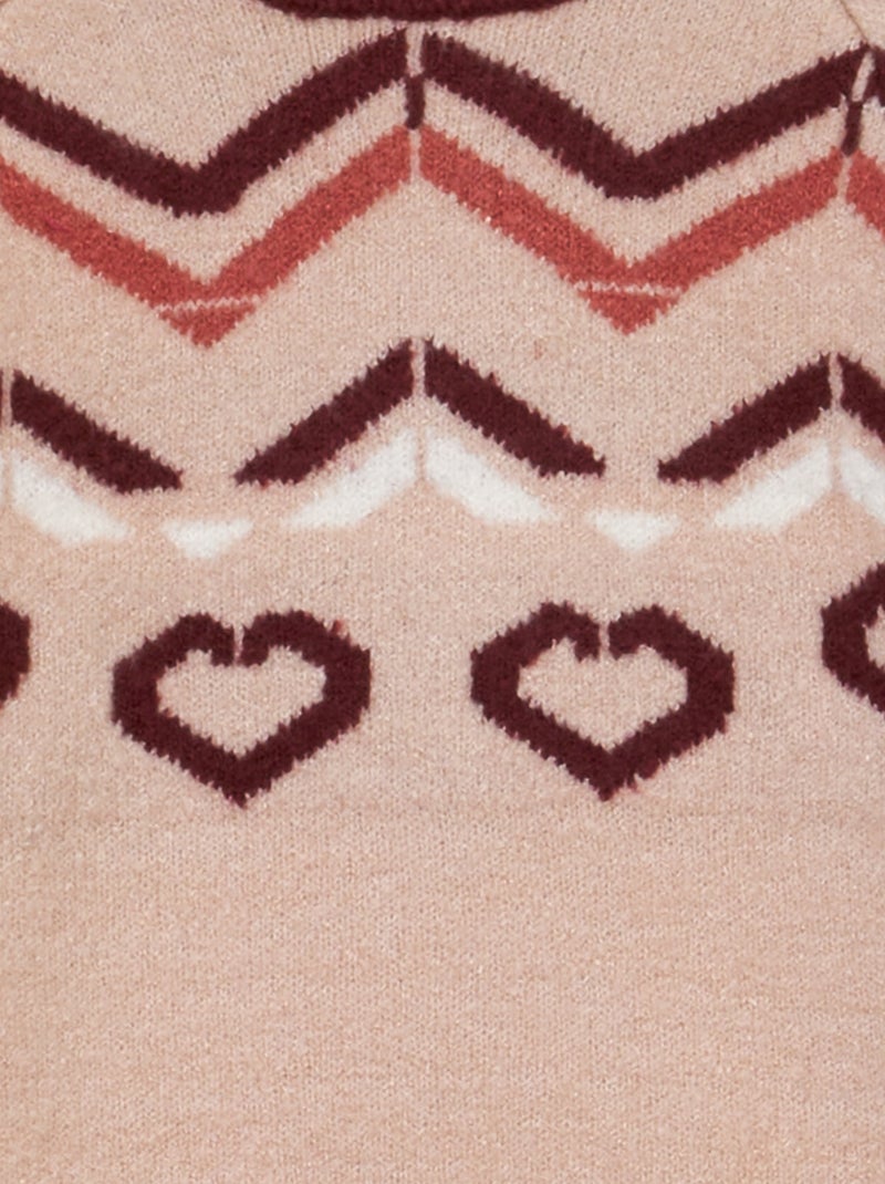 Jersey con motivo jacquard ROSA - Kiabi