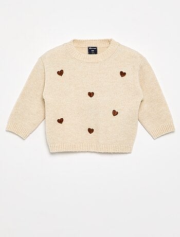 Jersey con motivos de 'corazones'